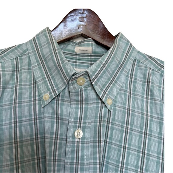 J Crew Shirt Shirtings Washed Casual Tailored Fit Men's Large Button Down Check - Picture 4 of 4